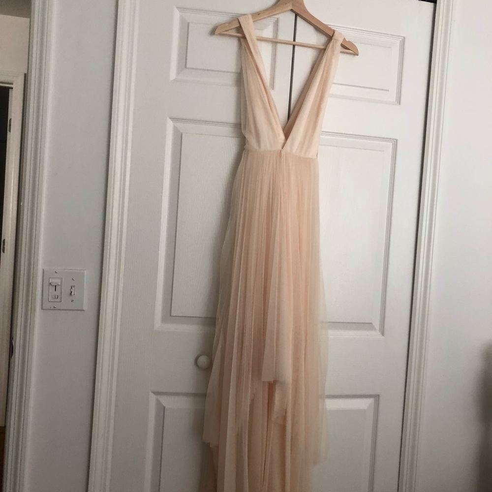 Cream Nasty Gal Dress